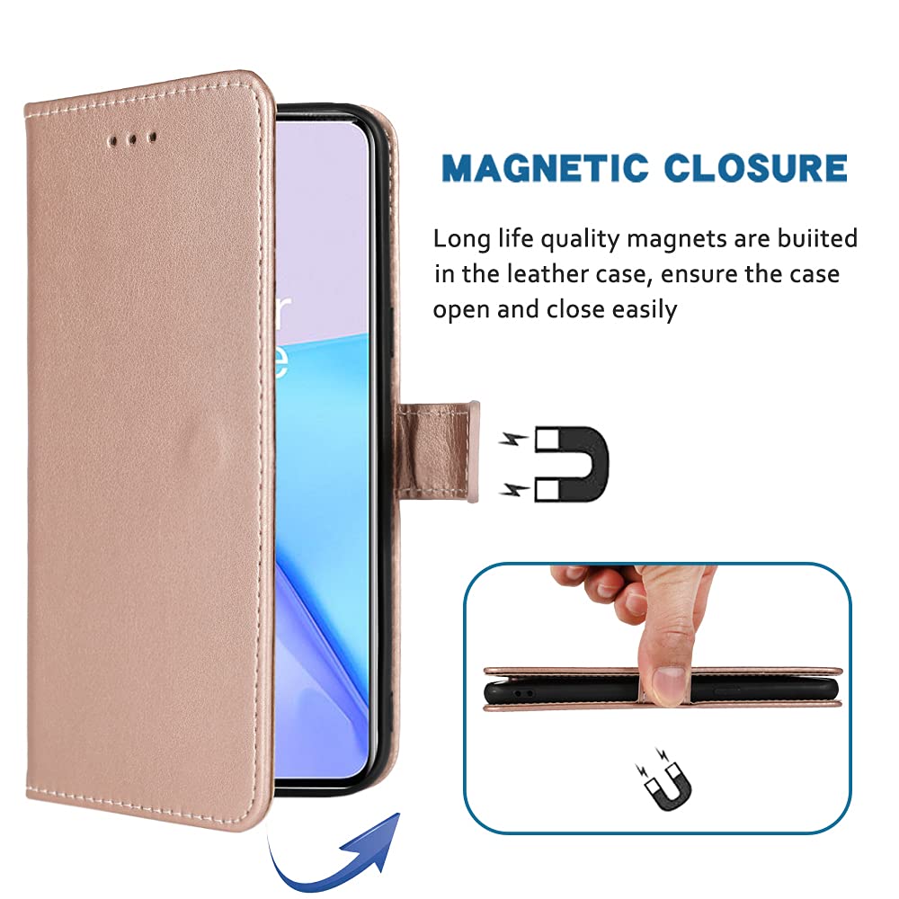 Leder-Hülle Für OnePlus 9 Pro – Mit Kartenfächern, Standfunktion & Handgelenkschlaufe