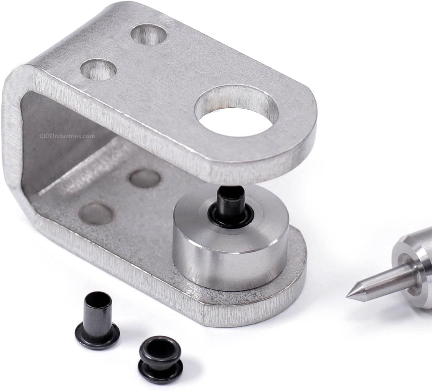 Eyelet Flaring Tool - (Includes: Flaring Die, Ram & Benchtop Guide) - (fits #6 Eyelet Size - 3/16 Inch Diameter) - for KYDEX Holster Making, Sewing Hobbies & Crafts