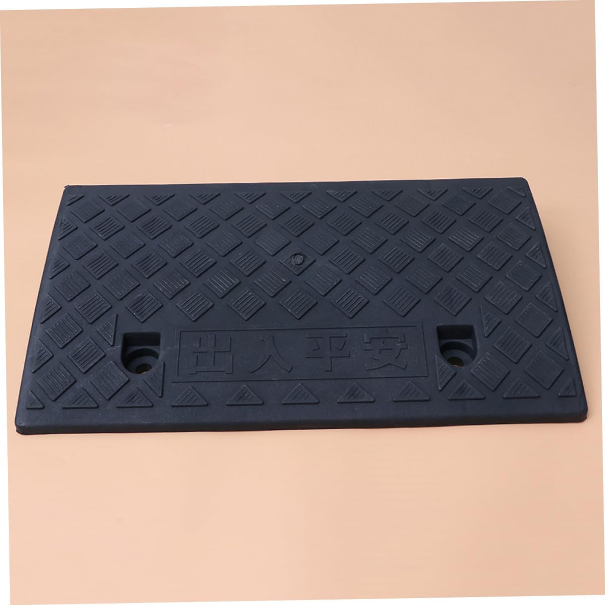 Vaguelly Vehicle Curb Ramp Lightweight Plastic Loading Ramp for Cars Motorcycles and Wheelchairs High Traction Stable Design Black Driveways and Steps