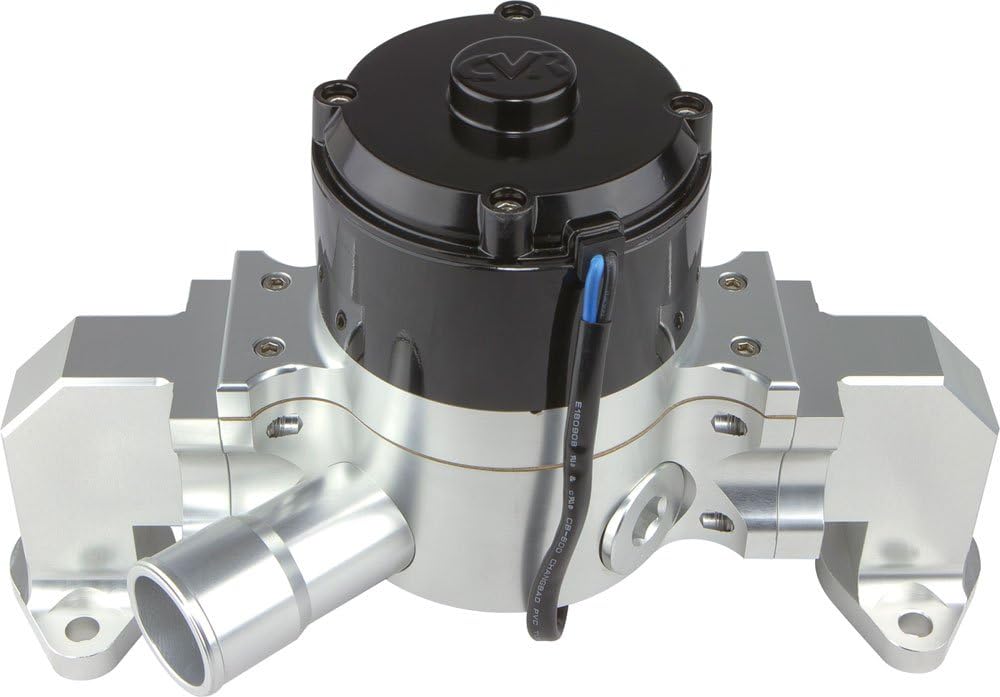 CVR Performance8554CL Clear Billet Aluminum Electric Water Pump