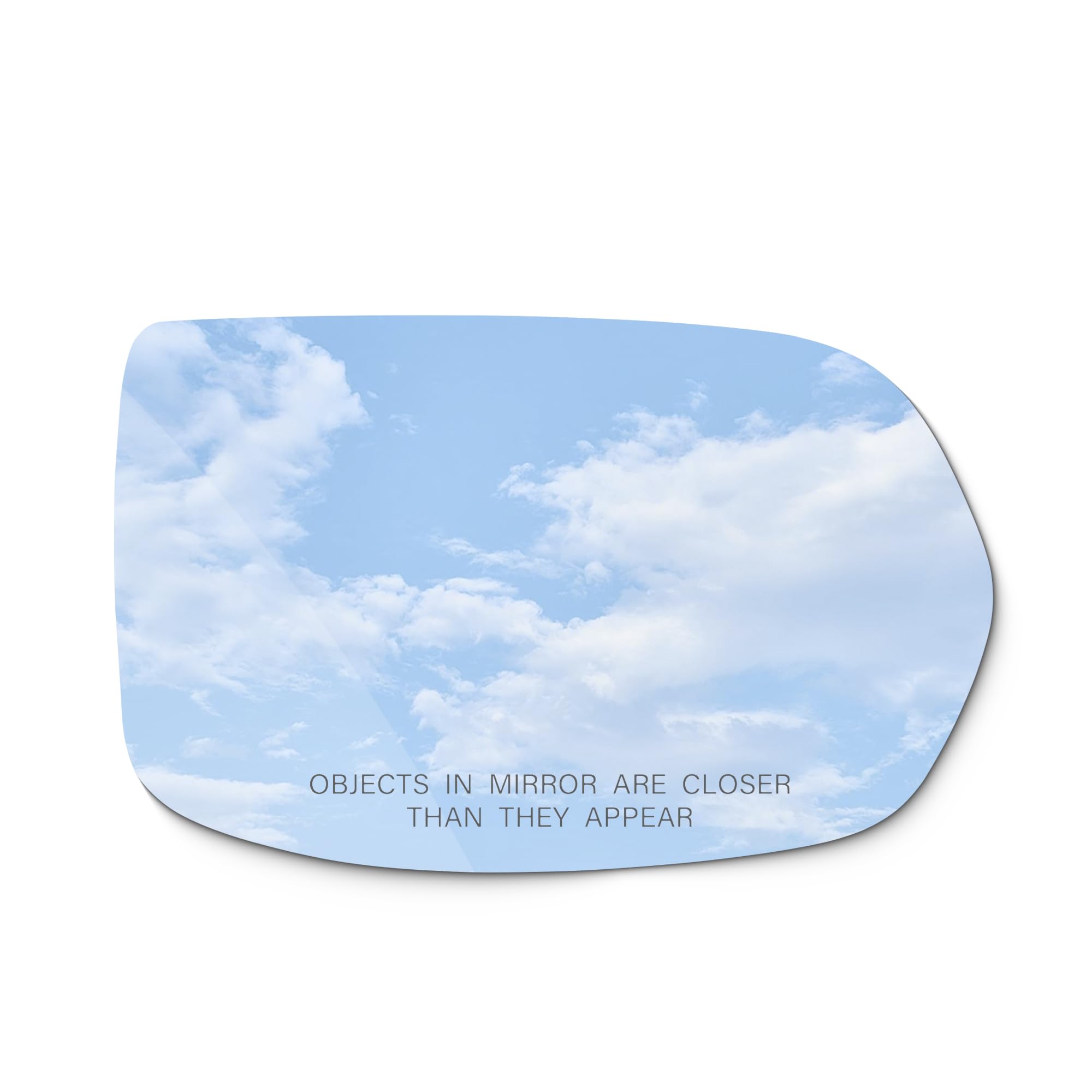 TOEMIRR Mirror Glass Passenger Right Side fit for 2007 2008 2009 2010 2011 HONDA CR-V with Adhesive Convex No Backing Plate