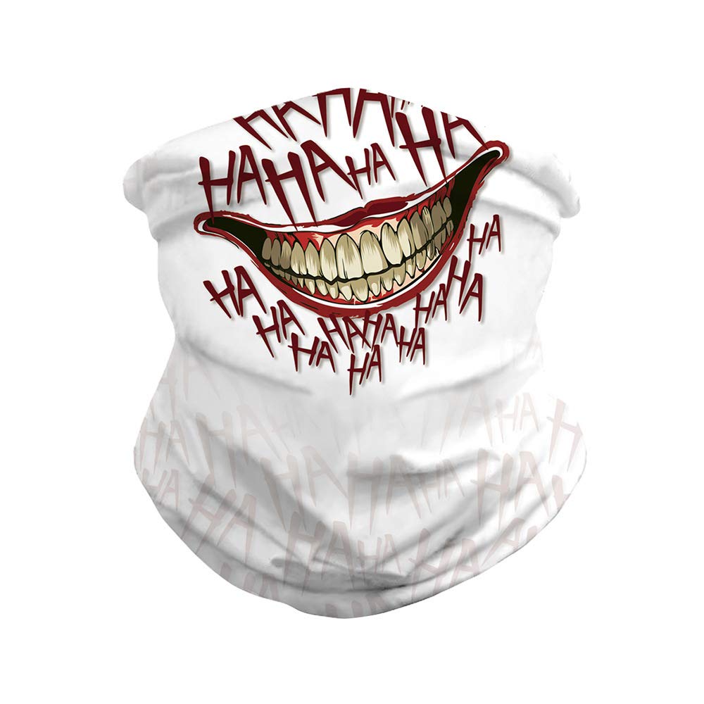 ToBe-U Seamless Multi Function Half Face Skull Tube Mask for Halloween (BXHA002)