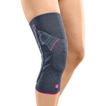 Genumedi PT Joint Knee Orthosis Silver IV Right Pad System Improvement Patella Guidance Knee Support Stabilisation Non-Slip