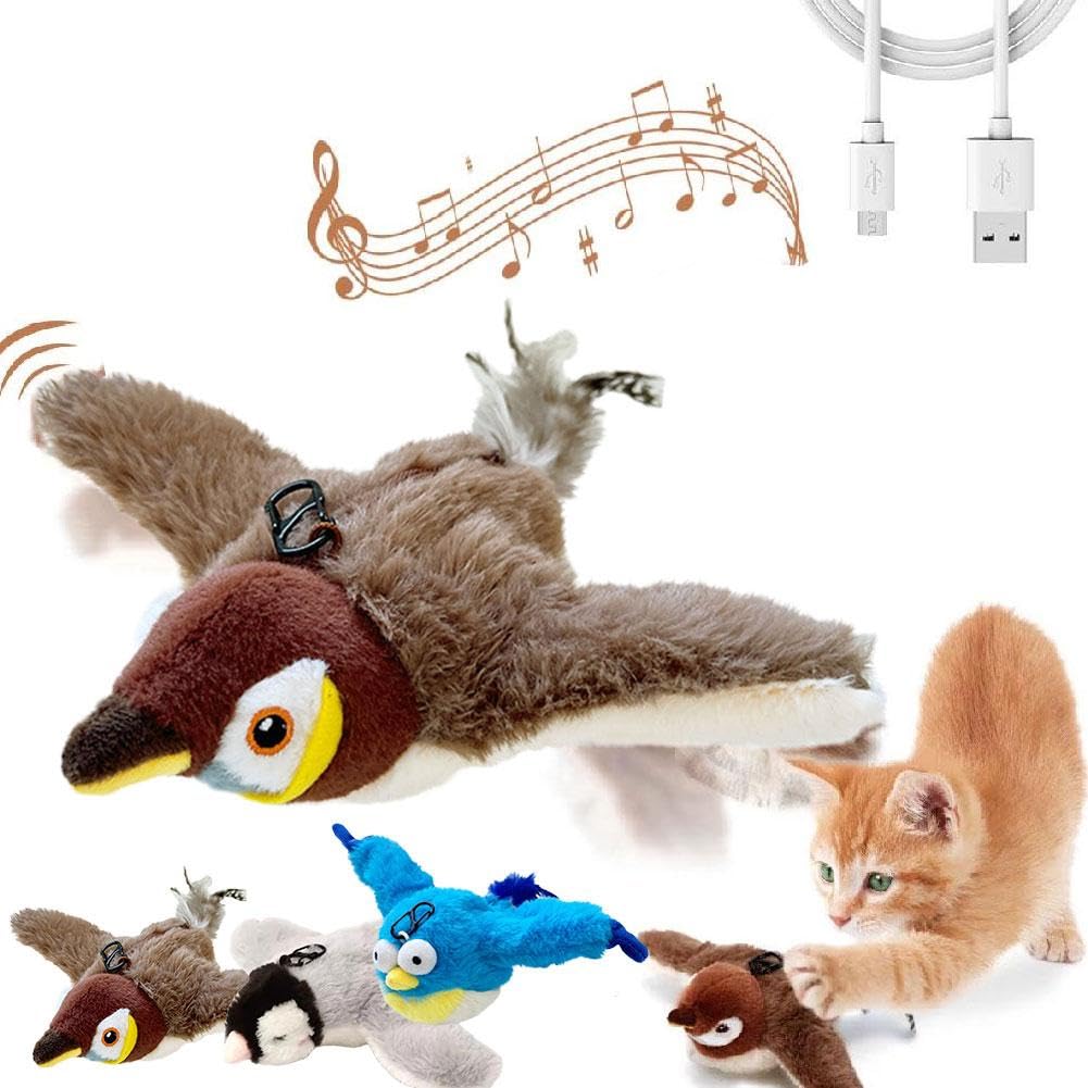 Amazon.co.jp: 2025 ピョンピョンバード 猫, 猫 おもちゃ 鳥, homely