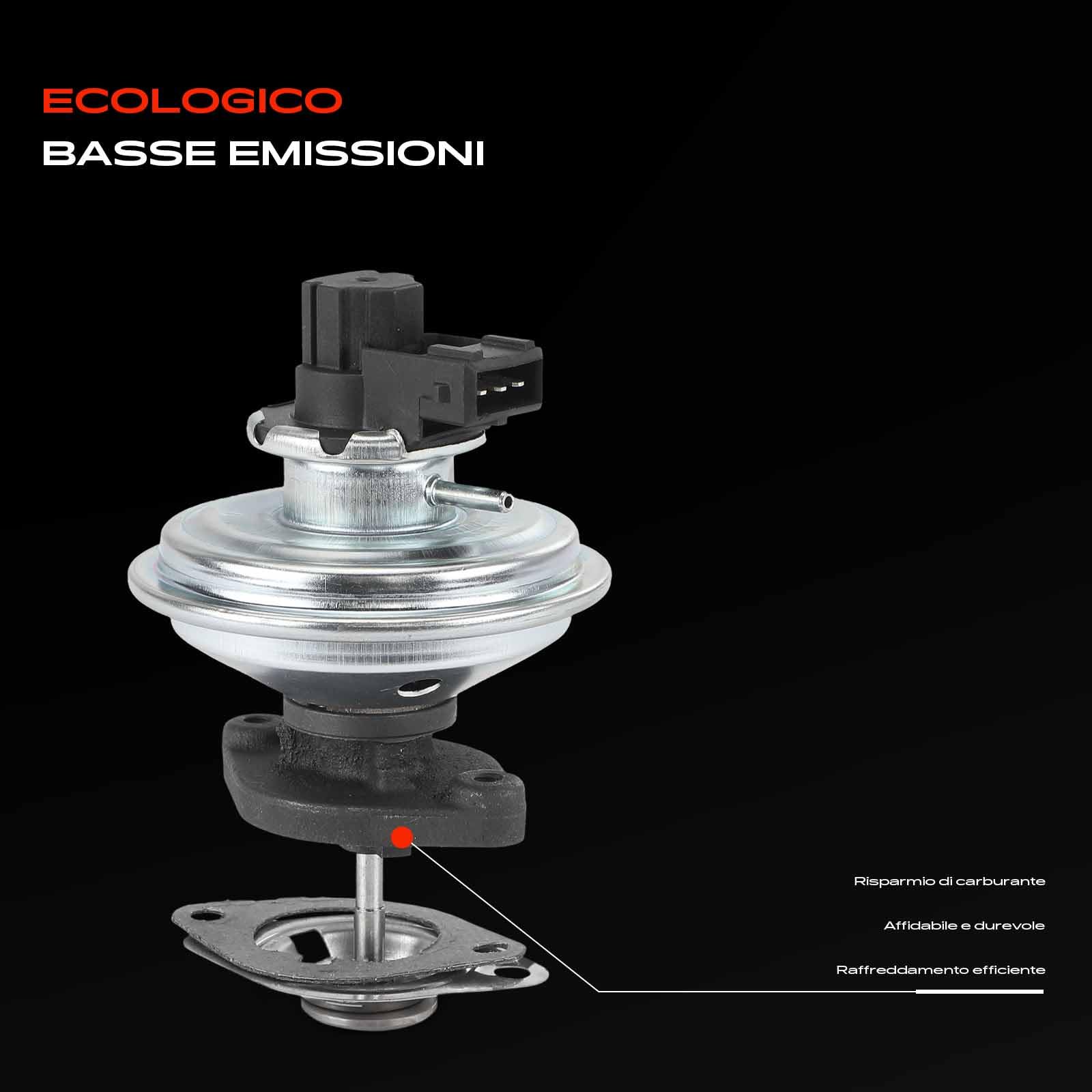 Frankberg Valvola EGR per ricircolo dei gas di scarico a 3 Poli codice | Compatibile con: Serie 1 Cabrio E88, Serie 1 E81, Serie 3 Coupé E92, Serie 3 Touring E91, Serie 3 E90
