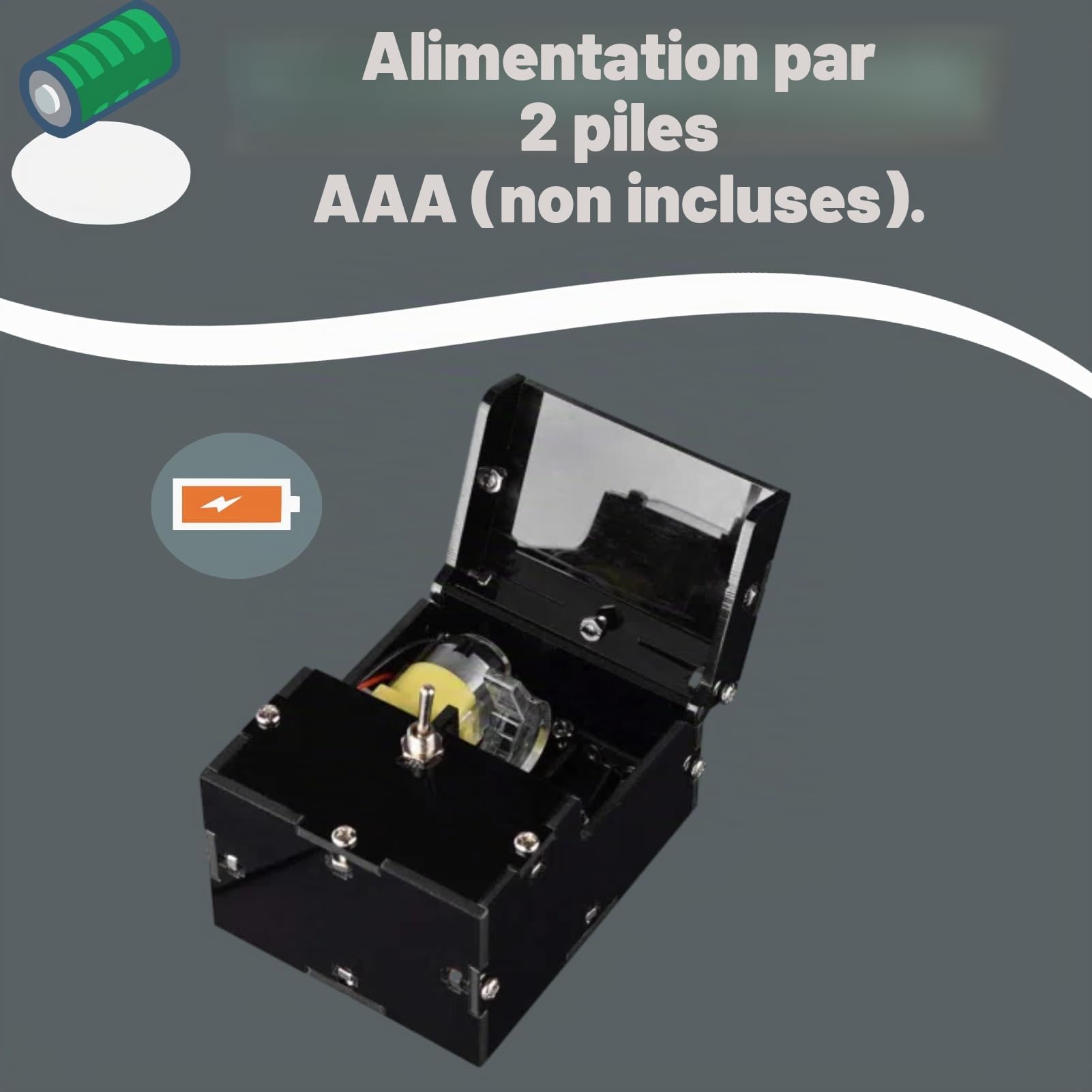 Mini Boîte Inutile, jouet drôle cadeaux créatifs s'éteint boîte laissez-moi Jouets pour Enfants hommes se seul Machine Surprise Désactive de La Laissez-moi Creative Drôle