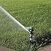 Rain Bird P5-R PLUS Plastic Impact Sprinkler with Nozzle Set, Adjustable 20° - 360° Pattern, 24' - 45' Spray Distance