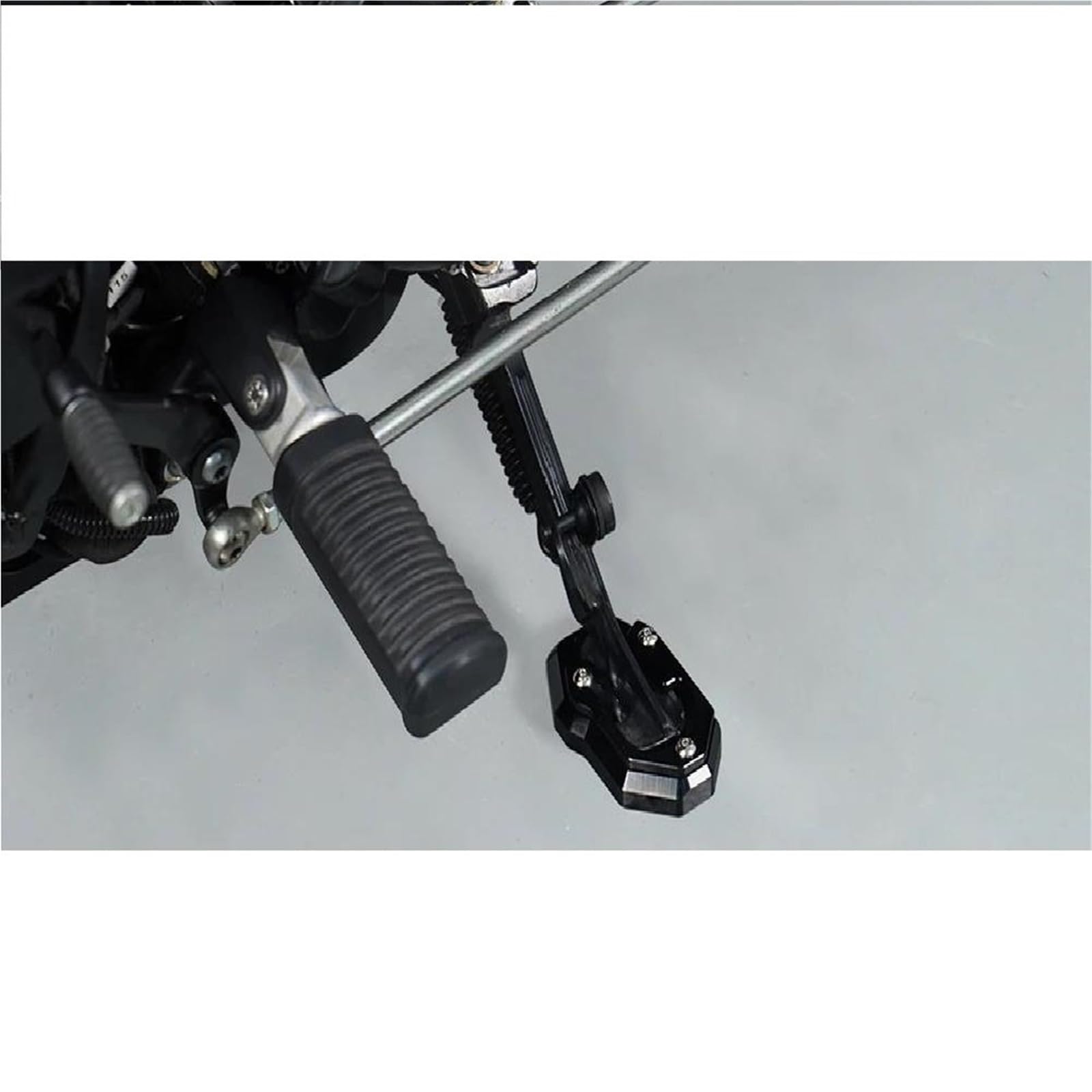 Laterale Cavalletti Piastra Cavalletto Laterale per Moto per Harley Sportster S RH1250S 2021-2024 Piastra di Supporto Estesa Supporto Laterale Allargato Supporto Estensione