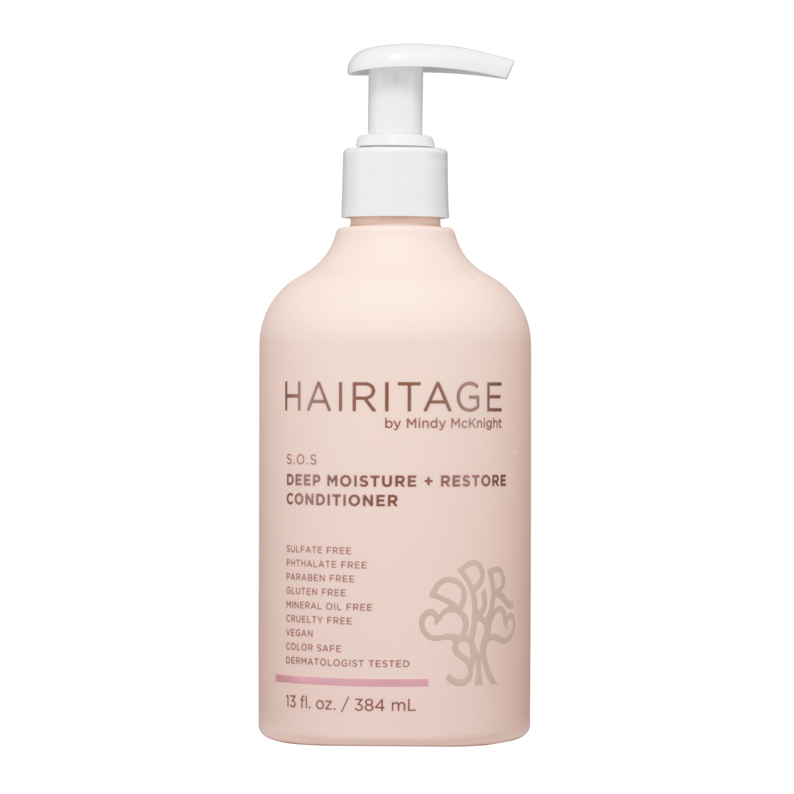 Hairitage Deep Moisture & Restore Deep Conditioner with Safflower Oil for Dry, Thick Hair - Hydrating - for Coily + Curly + Wavy Hair Types - Vegan