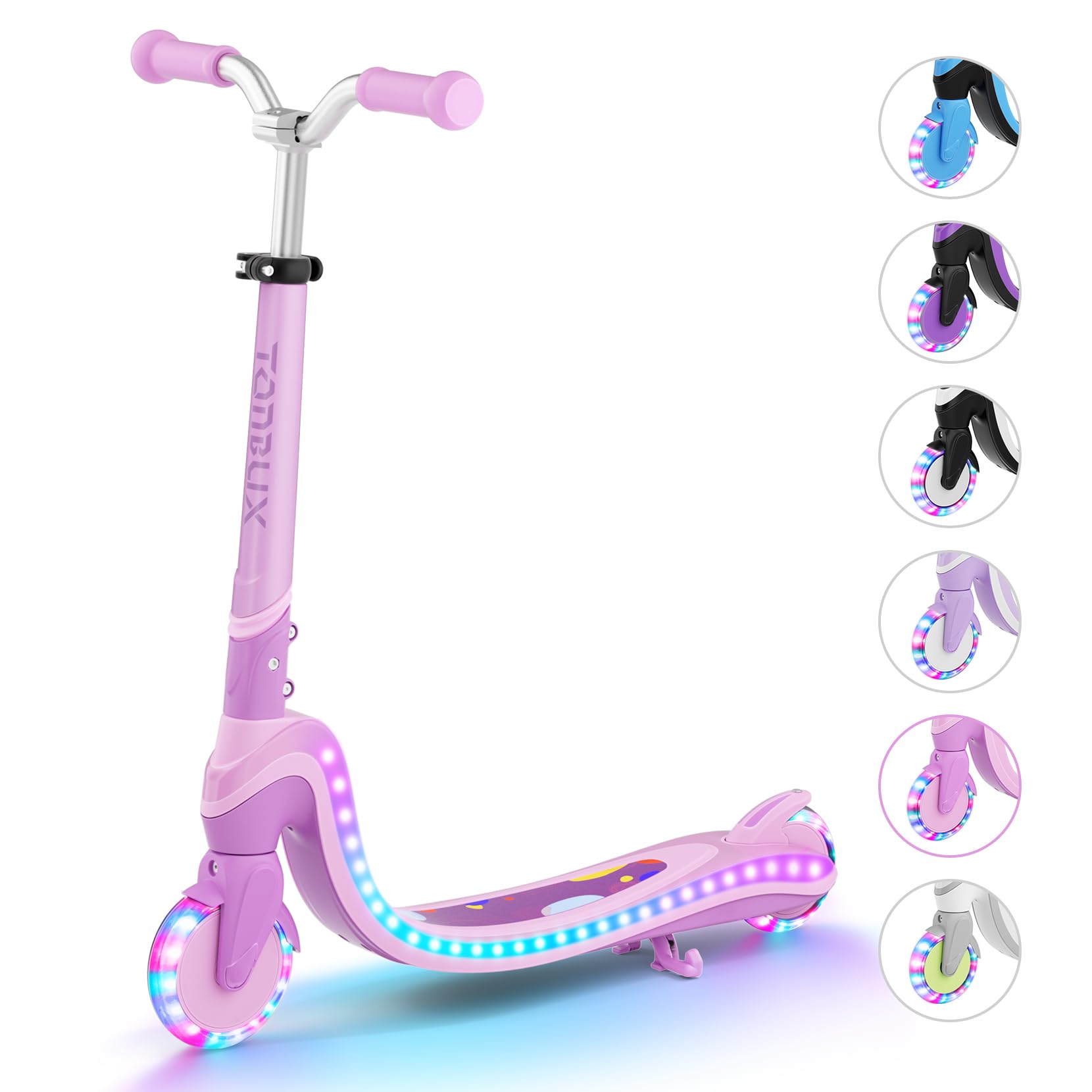 Scooter for Kids Ages 3-12 TONBUX 2 Wheel Kids Scooter with Light Up Wheels & Stem & Deck, 3 Adjustable Height Handle - Image 9