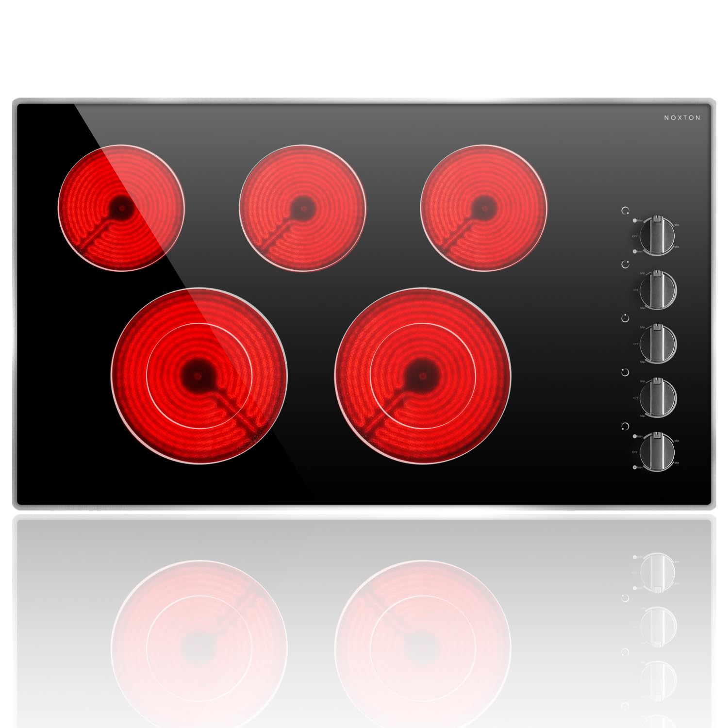 Noxton 36 Inch 5 Burners Electric Cooktop