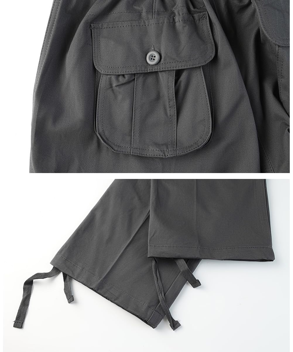 Uomo Pantalone Cargo Elastico Pantaloni da Lavoro Trekking Multi Tasca Cargo Estivi Tattici Pantaloni Sport all'aperto Senza Cintura