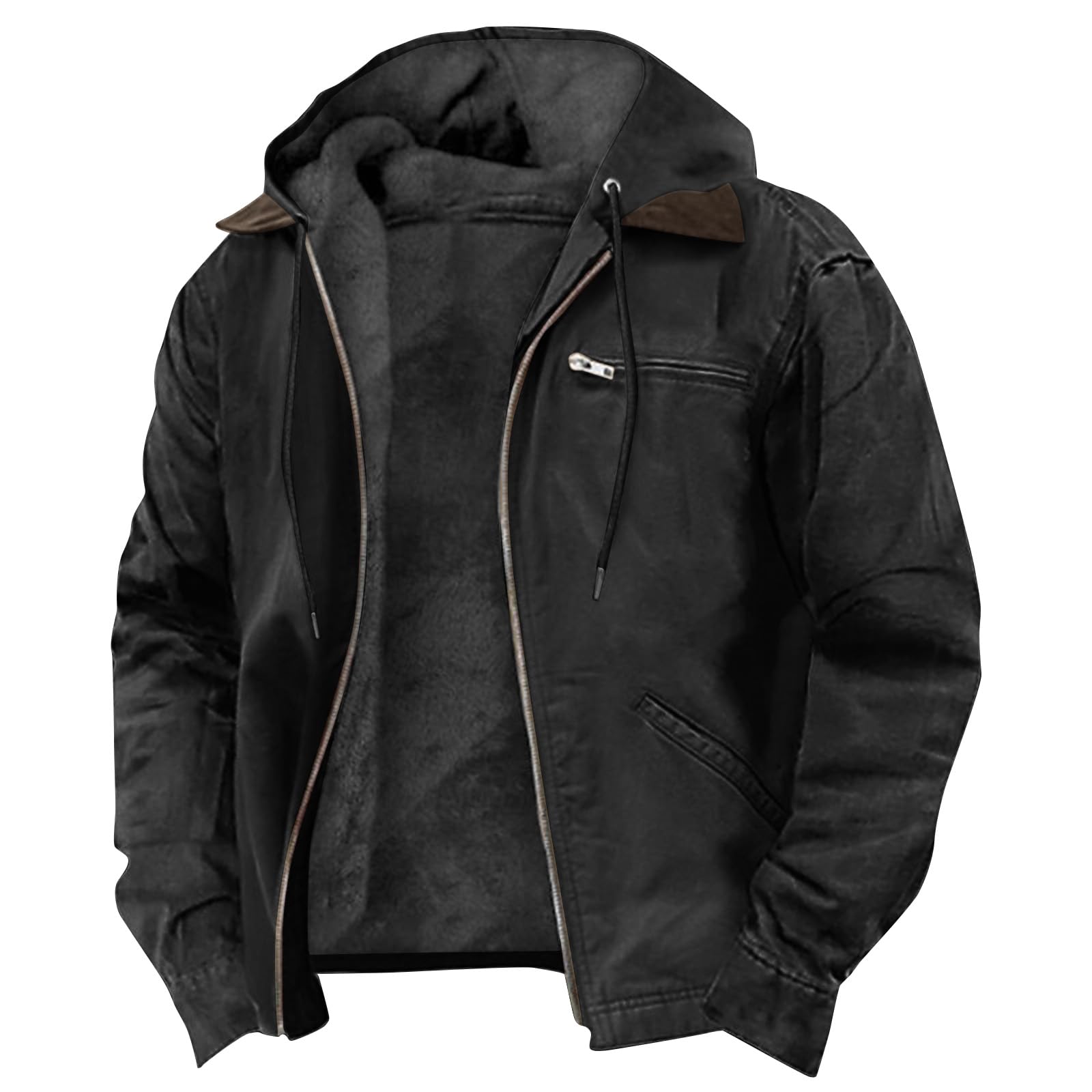 Generico Giubbotto Primavera Uomo Giacconi Softshell Giacche Termica Bomber Abbigliamento Sportiva Giaccone Casual Cappotto