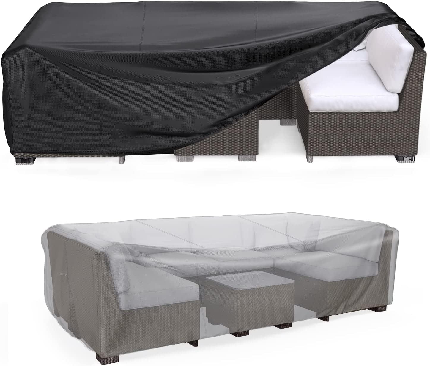 Patio Furniture Set Cover Waterproof, DFWEIHUI Outdoor Sectional Sofa