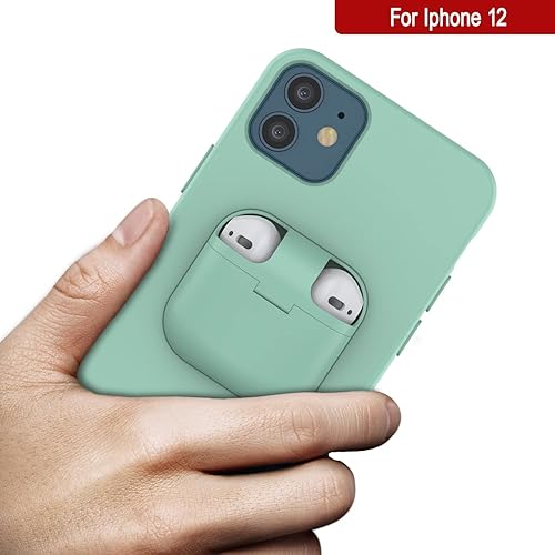 Miniatura 3 de Punkcase Funda para iPhone 12 Airpods (Serie CenterPods)  Funda delgada y duradera 2 en 1 diseñada para iPhone 12 (6.1 pulgadas)  Protege tu