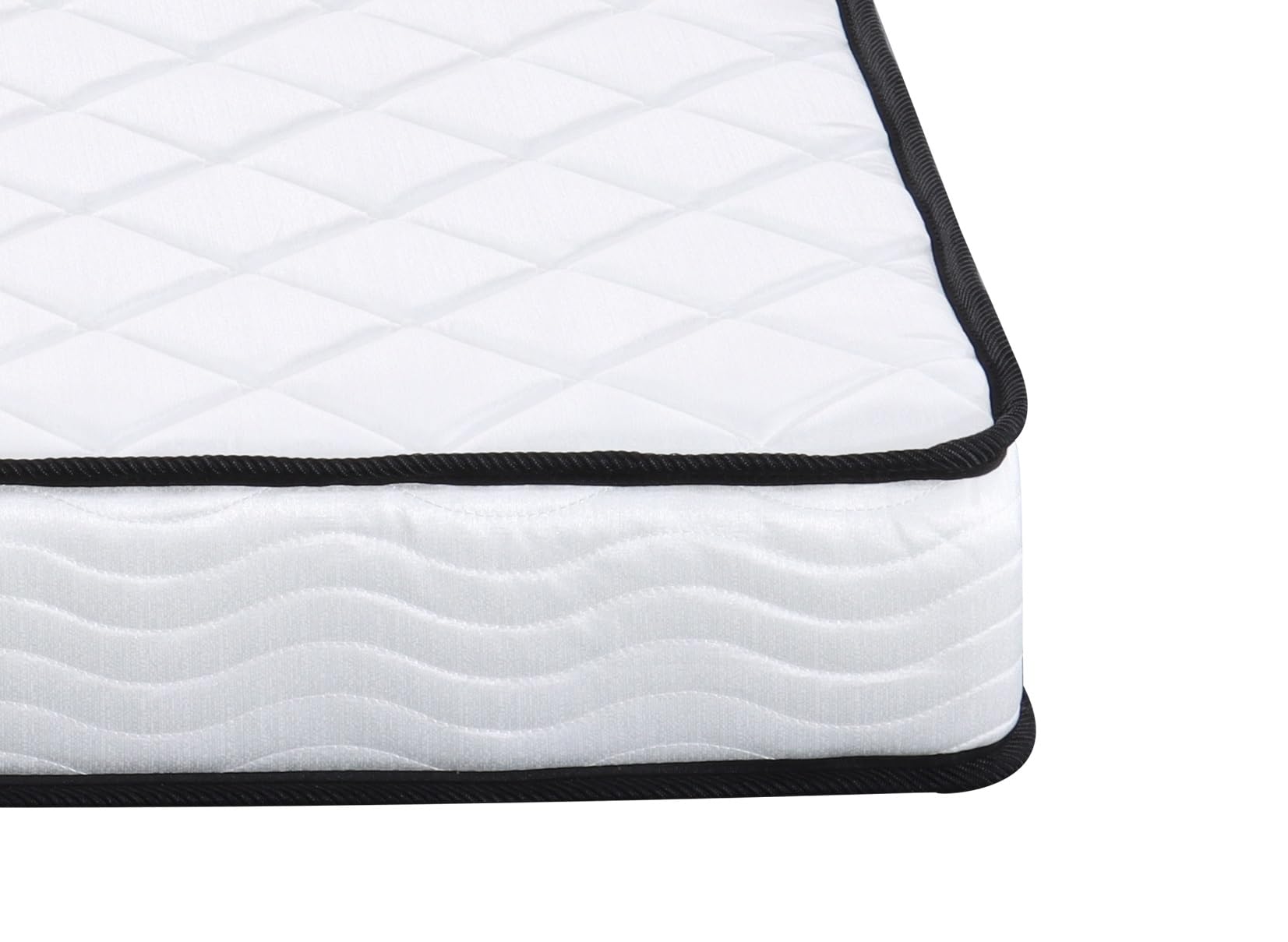 IZTOSS Matelas 140x190 avec Sommier a Lattes en Bois et Couette Oreiller