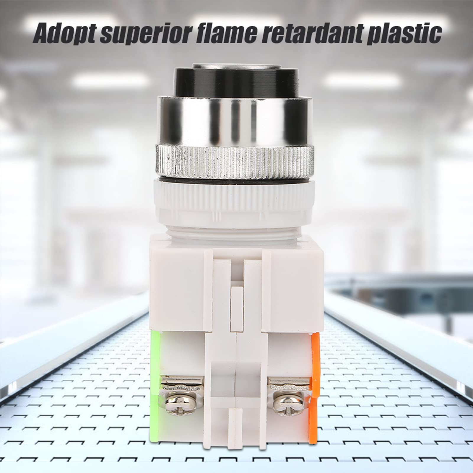 2 Position Key Operated Switch 2 Keys 22mm Mount LAY37-11Y/21, Flame Retardant, Insulation Performance, Stable, Long Lifespan, 220V 5A 10A