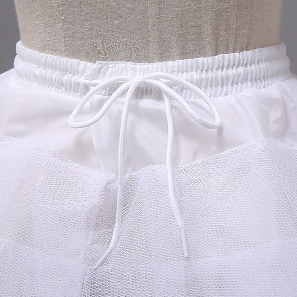 Jupon Femmes Filles Couleur Unie Ballet Tulle Court Jupon Crinoline Multicouche Robe De Bal Lolita Jupon Ceinture Élastique avec Cordon Réglable Paillettes