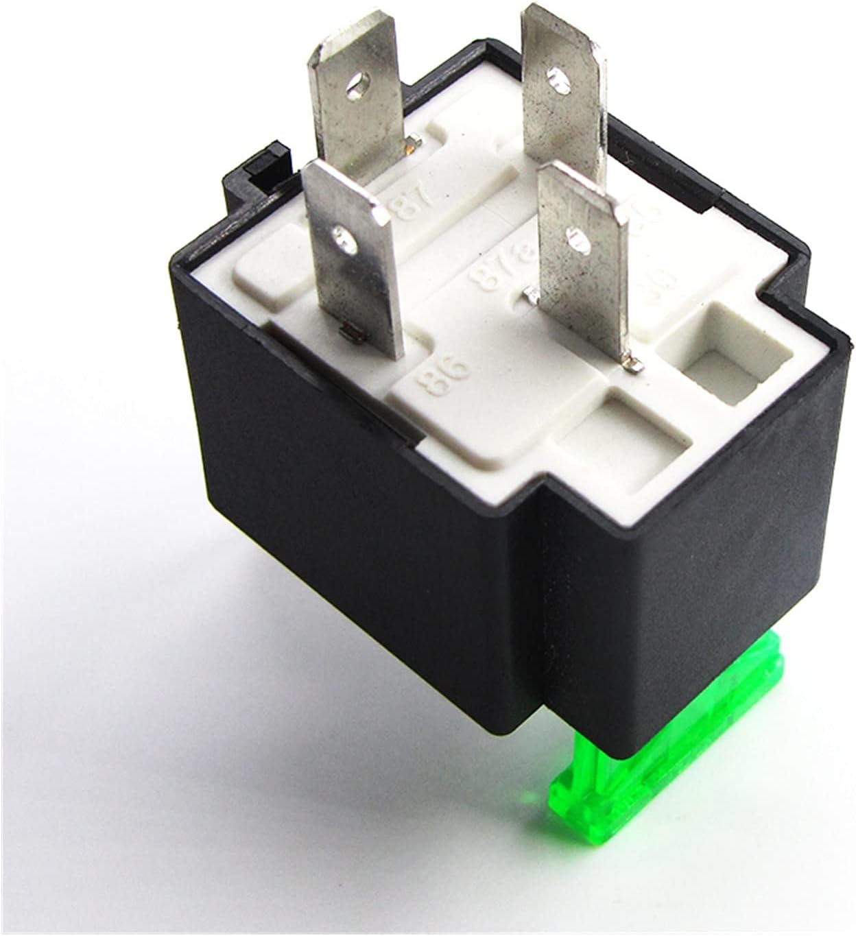 Electronic Relay Automotive Relays with Insurance Film Car Fuse for 4pin or 5pin DC 12V/24V 30A Waterproof Prewired(4pin 24v with Line)
