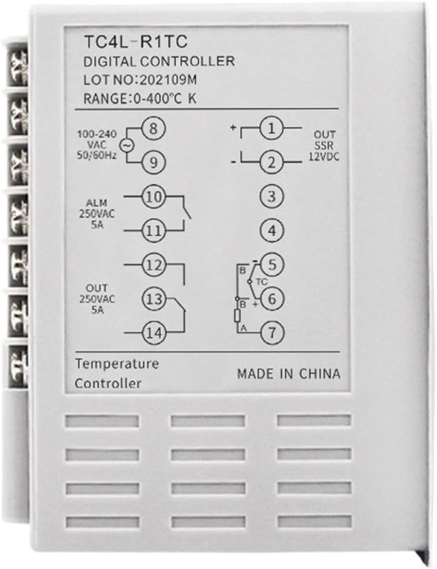 LCTC PID Temperature Controller SSR+Relay 4-20mA Output Multiple Input TC4L 96 * 96 PID Digital Regulator Intelligent Display(SSR Relay Opt 2Alm)
