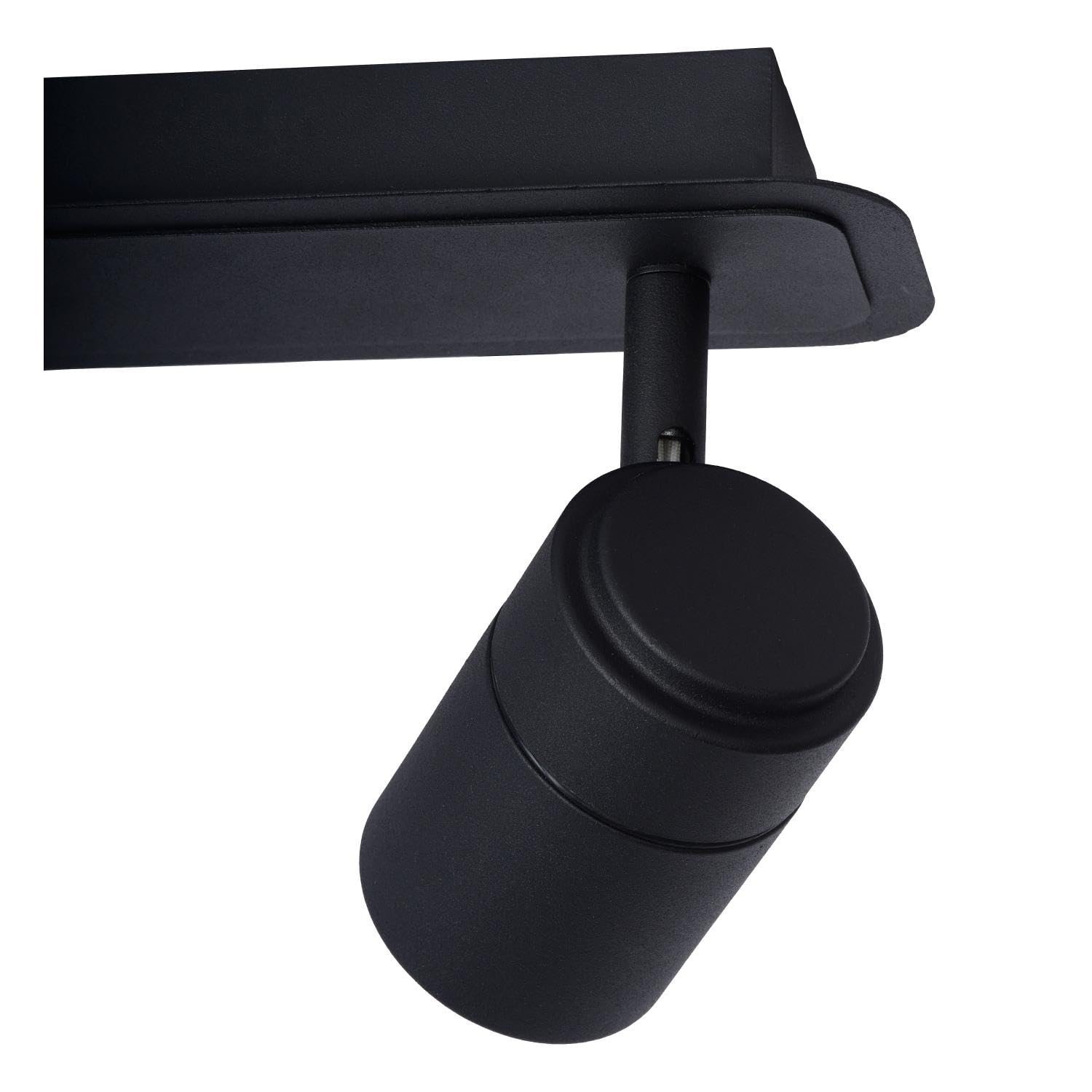 LUCIDE LENNERT - Foco de techo Baño - LED Regul. - GU10-3x5W 3000K - IP44 - Negro