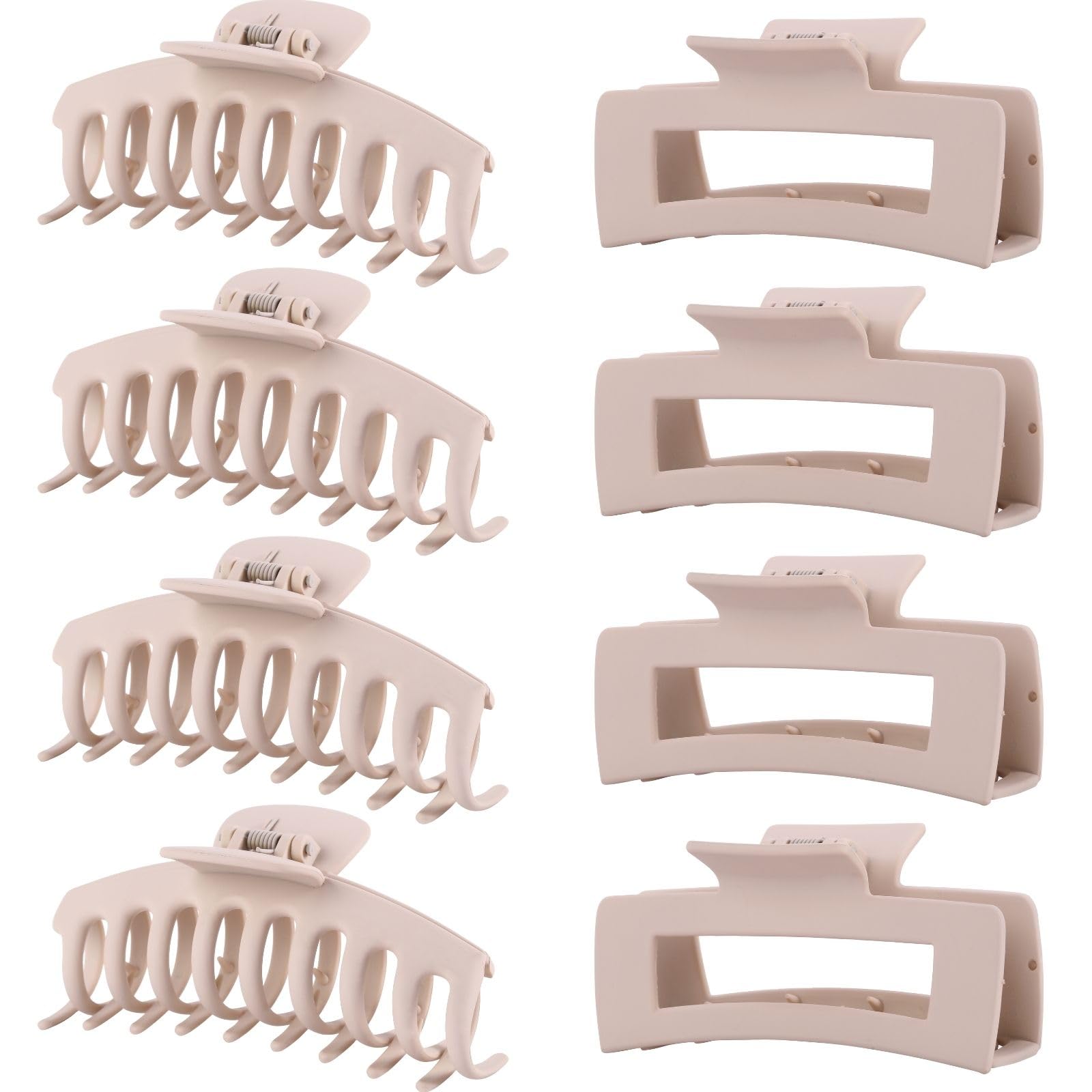 LuSeren Matte Hair Clips - Big Claw Clips for Women -20 LuSeren Matte Hair Clips - Big Claw Clips for Women -20