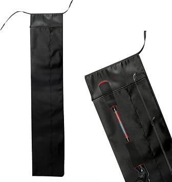 140cm Waterproof Oxford Cloth Fishing Rod Bag Cover Fishing Tackle Storage Bag Portable and Lightweight for Outdoor FishingBlack
