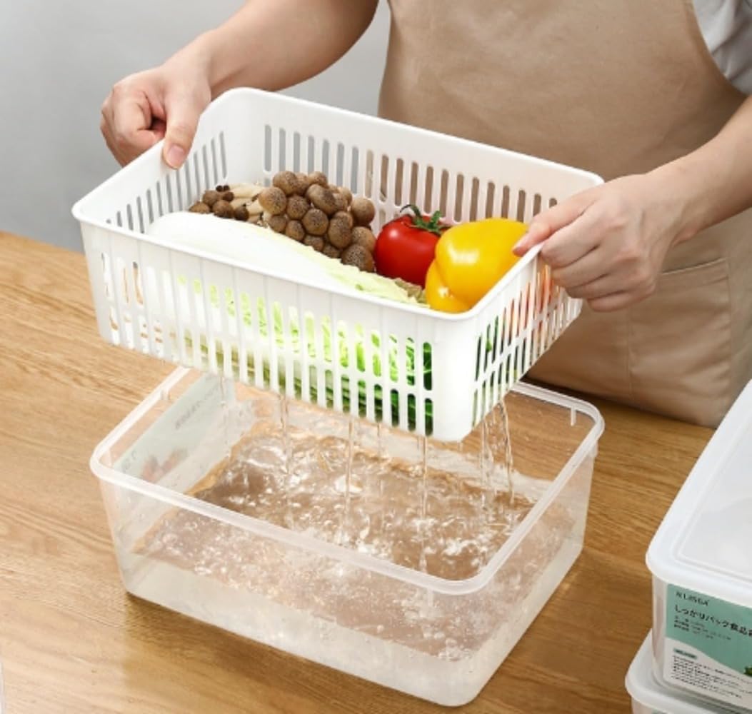 Amazon｜タッパー保存容器タッパー保存容器野菜保存容器フタ付き冷蔵庫