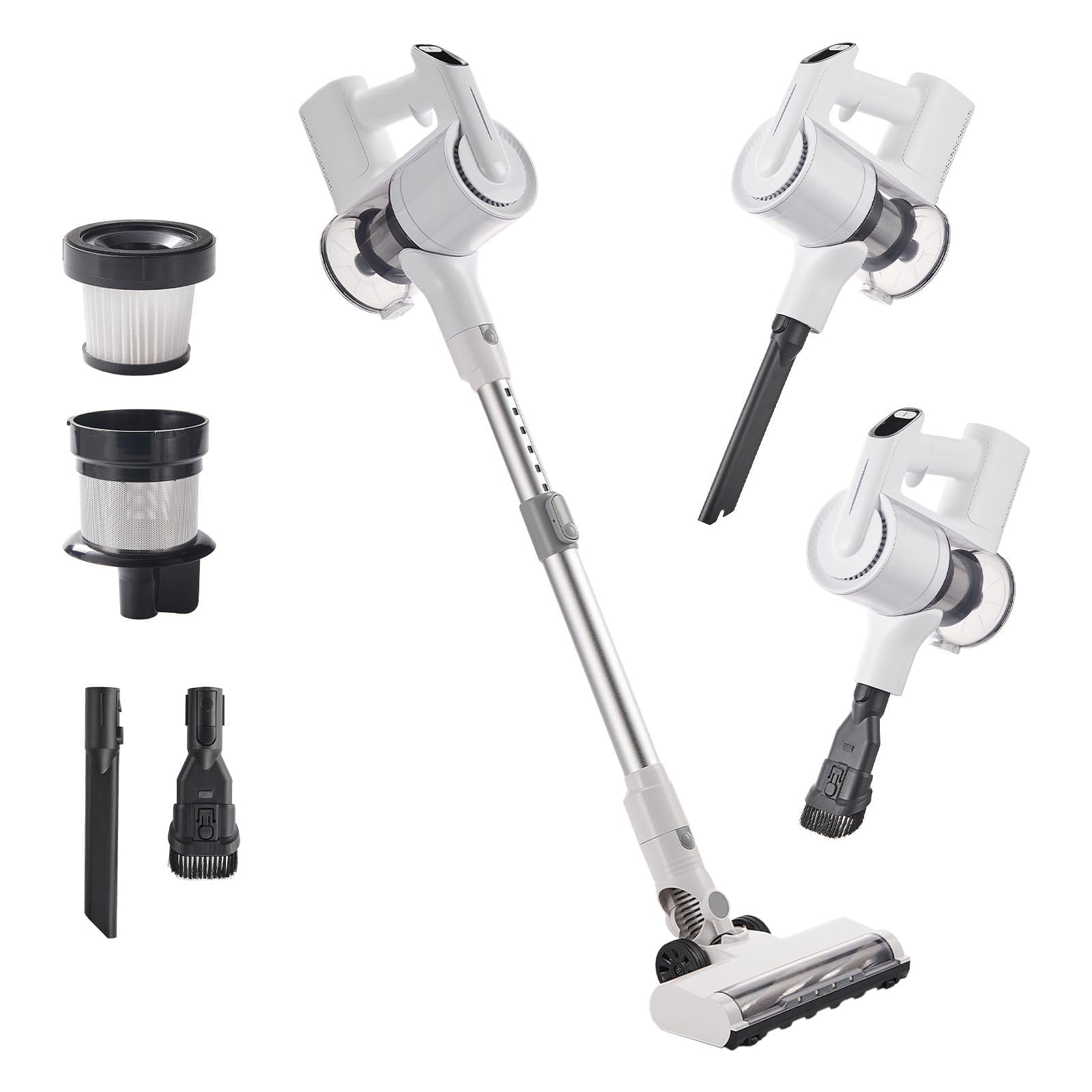 Amazon | 【パワフル吸引でパッと完了】 clasimple コードレス掃除機