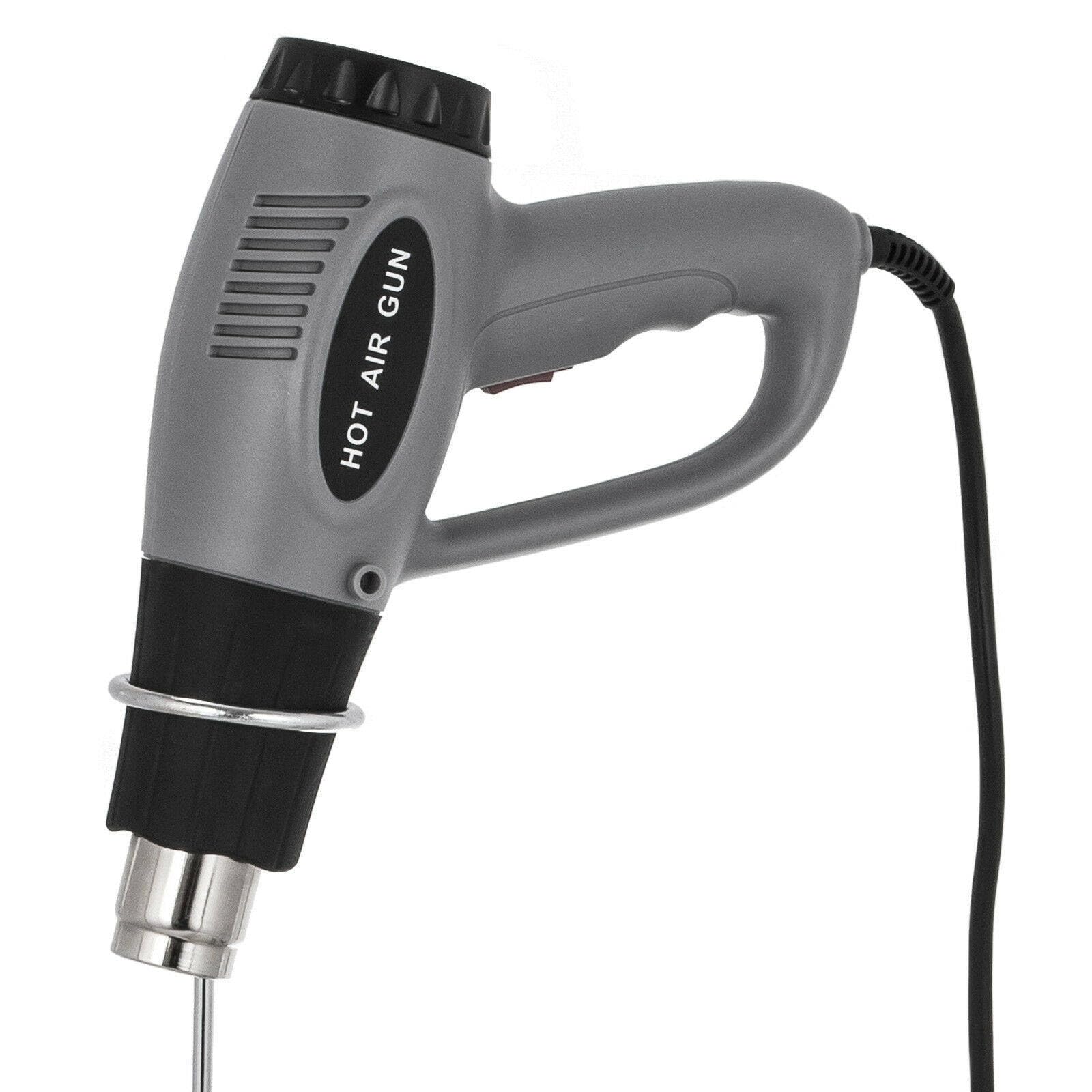 TAHALI Machine d'emballage Manuelle 2 en 1, Machine d'emballage rétractable avec Pistolet Thermique, 9 Niveaux de réglage de la température/Longueur de scellage 45cm