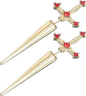 Brincos Antigos 1 Par De Brincos De Gótica Brincos De Strass Brincos De Retrô Para Homens Mulheres Joias Presentes Brincos Pendurados Para Mulheres