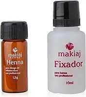 Henna Sobran Marrom 1, 5G + Fix 10Ml, Makiaj