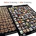 Wond3rland Premium Scratch Off Movie Poster with 100 Films & 20 TV Shows | Unique Black Cinematic Bucket List | Deluxe Gift for Cinema Lovers | Complete Accessories Set Included