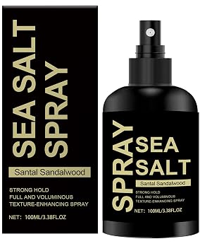 Sea Salt Spray for Women Men Volumizes Texturizes & Lifts Keratin Sea Salt Spray for Hair Natural Curls and Waves Hair 3.38 fl oz Light Non-Greasy