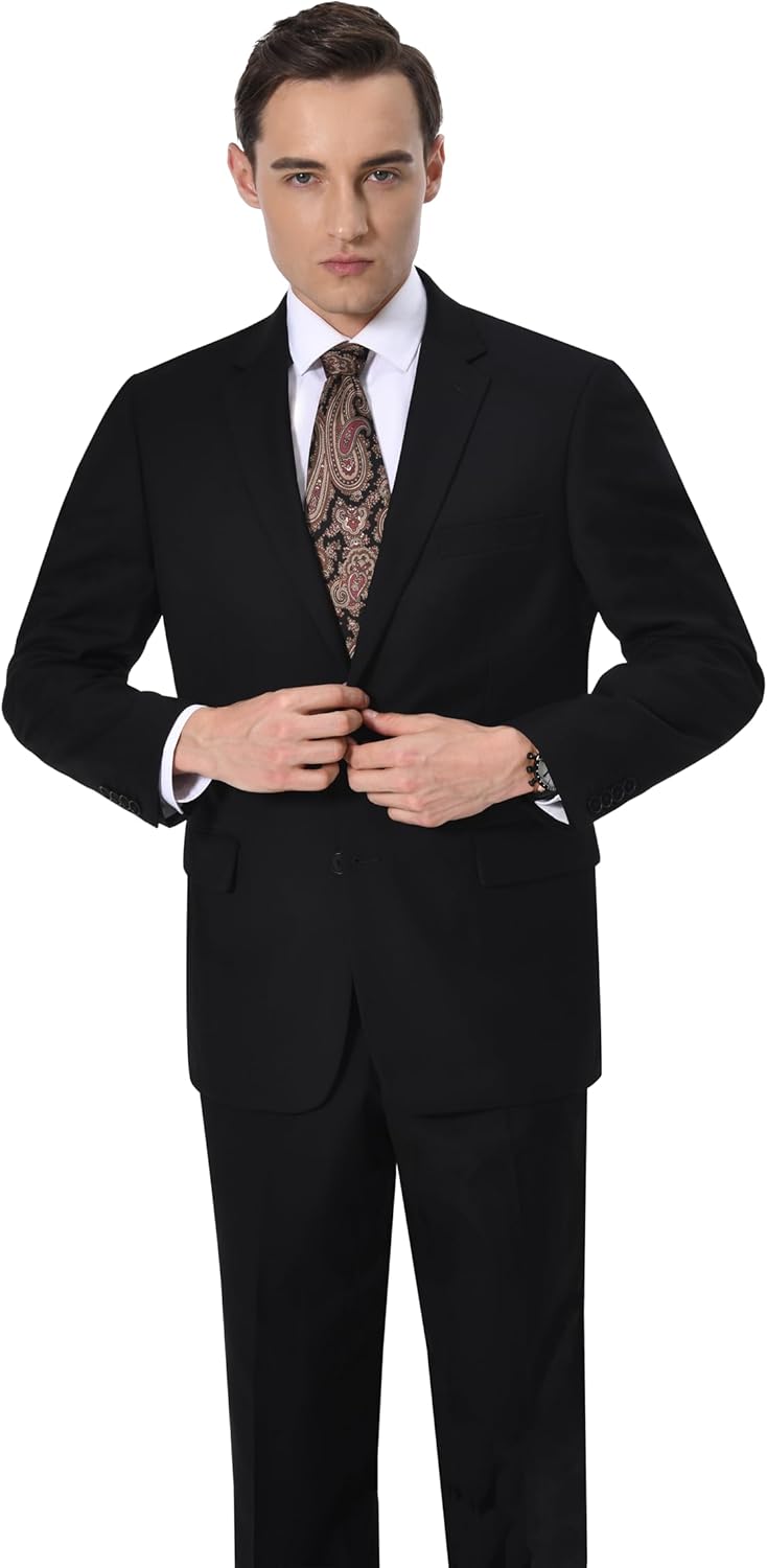Men's Suit Separates Classic Fit Premium Jacket & Pants Business Travel,Regular & Big and Tall - Image 2