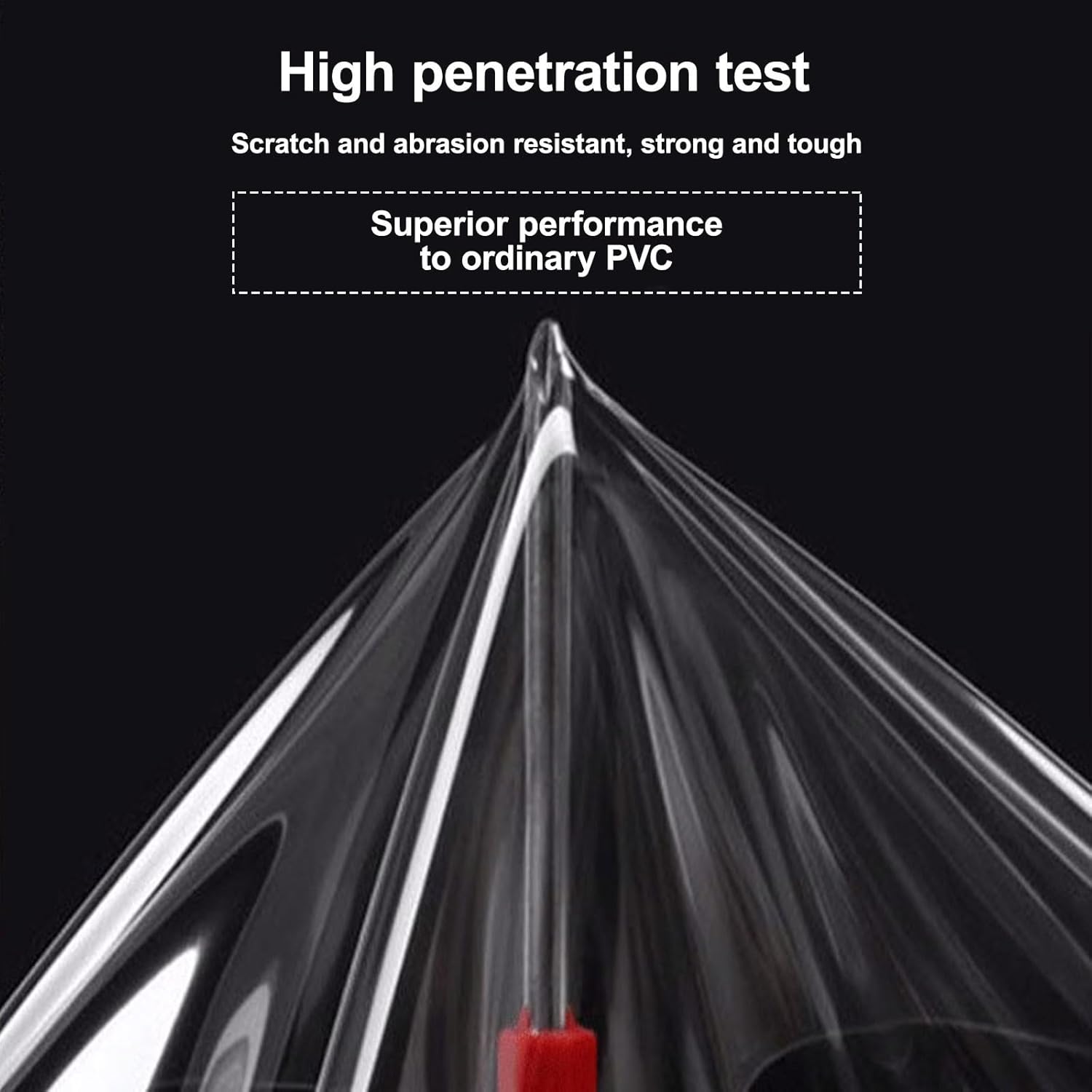 Clear Tarps Heavy Duty Waterproof, Enclosure with Grommets and Reinforced Edges, for Patio Outdoor Porch Greenhouse Chicken Coop Garden(4x8ft(1.2x2.4m))