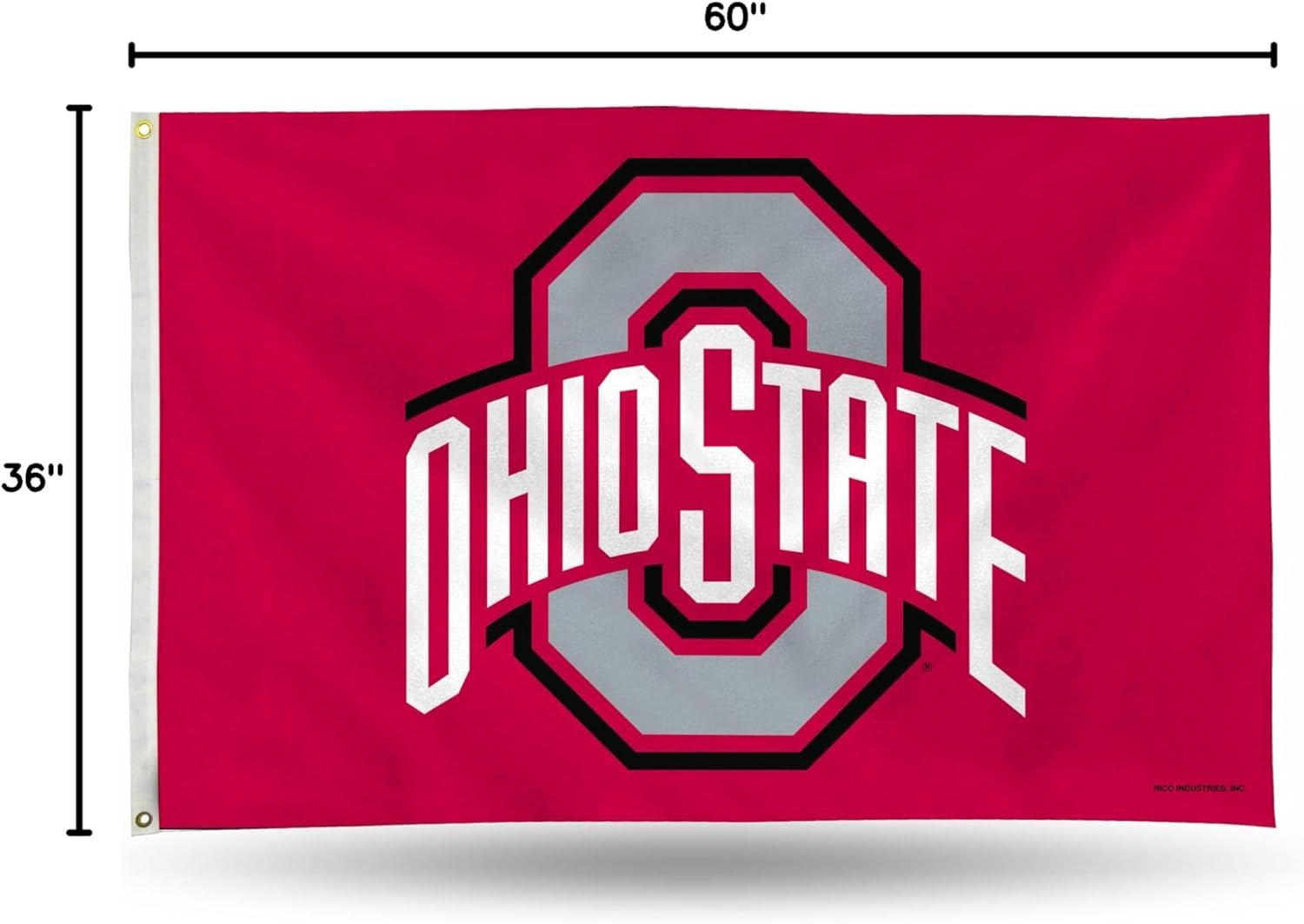 NCAA Rico Industries 3' x 5' Banner Flag Single Sided - Image 12