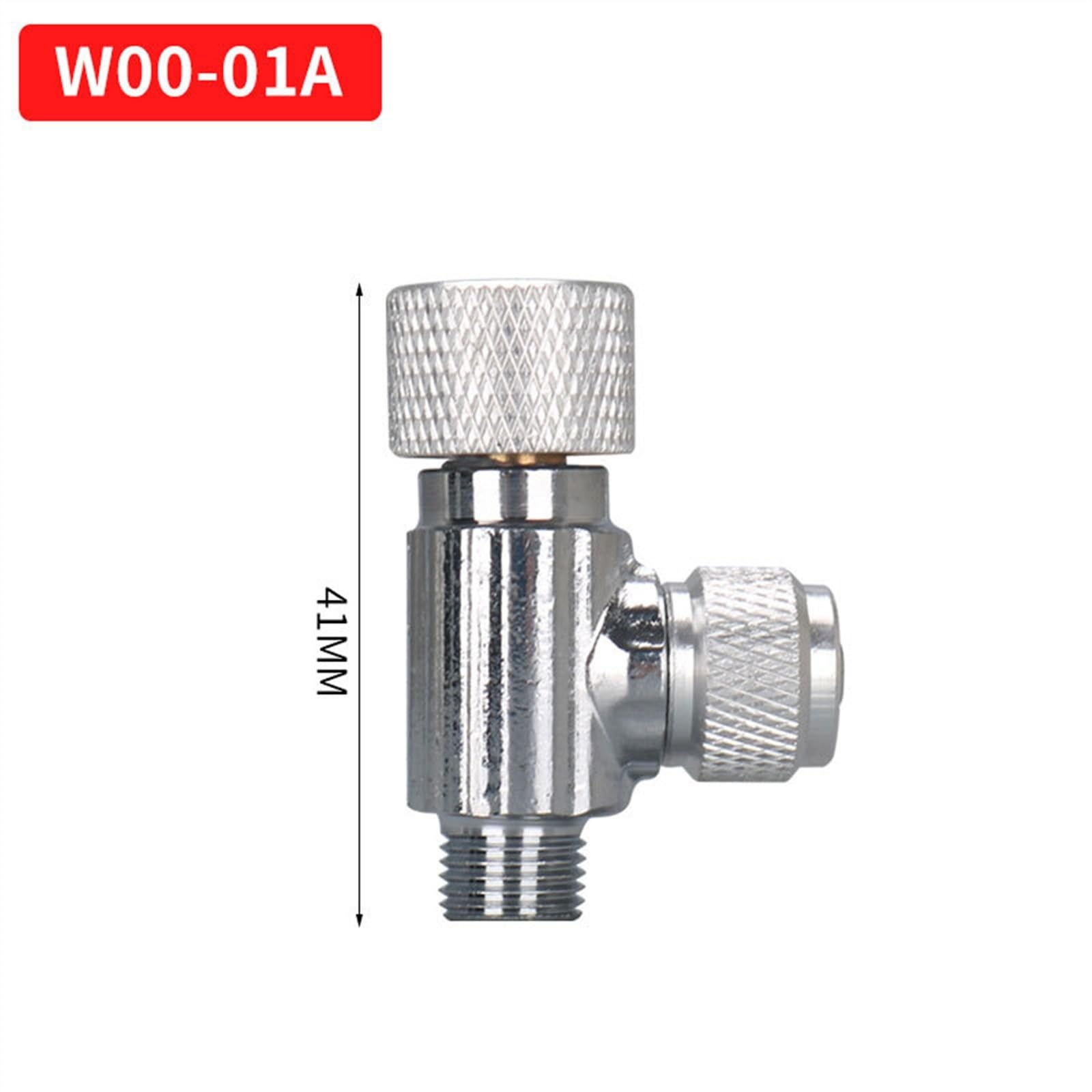 Kombinezon do regulatora zaworu igłowego, 4 x 6 mm, specjalna rura CO2 do akwarium, system CO2, precyzyjne strojenie dwutlenku węgla (W00-01A-single head)
