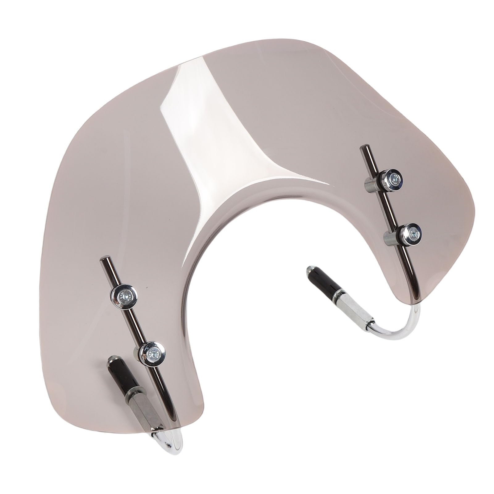 Deflettore D'aria Durevole per Parabrezza Moto per GTS 300 250 125 Super 125-300 per Tutti i Ciclisti (Grigio fumoso)