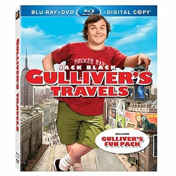 Electronics Gulliver's Travels Blu-Ray/DVD Combo Jack Black Book
