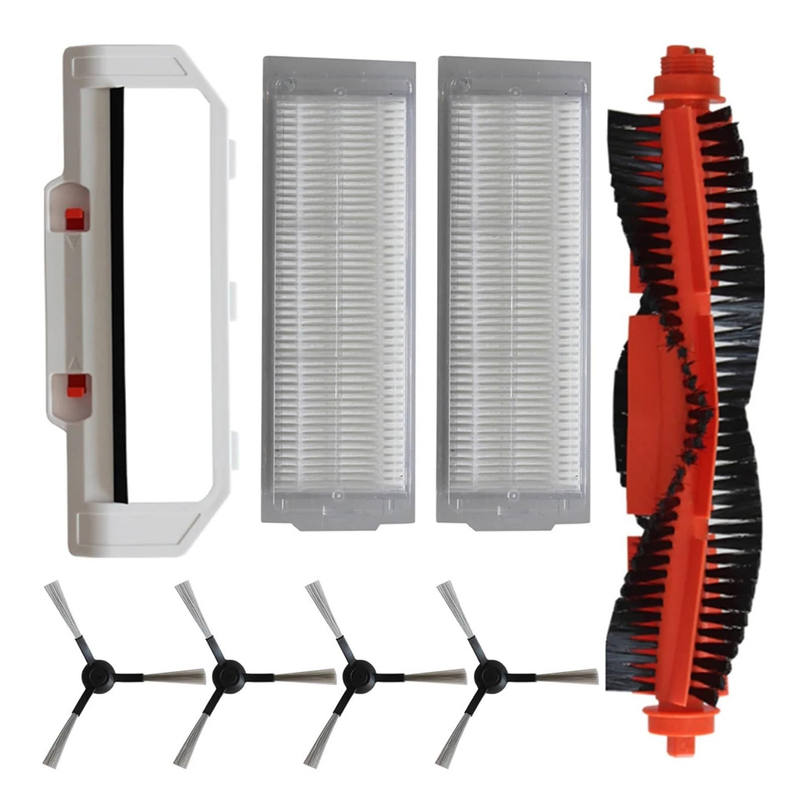 RHOBYXONZ Main Roller Brush, Side Brushes And Filter Kit For SL200 Robot Vacuum Cleaner, Compatible For Coredy, Replacement Parts Accessories