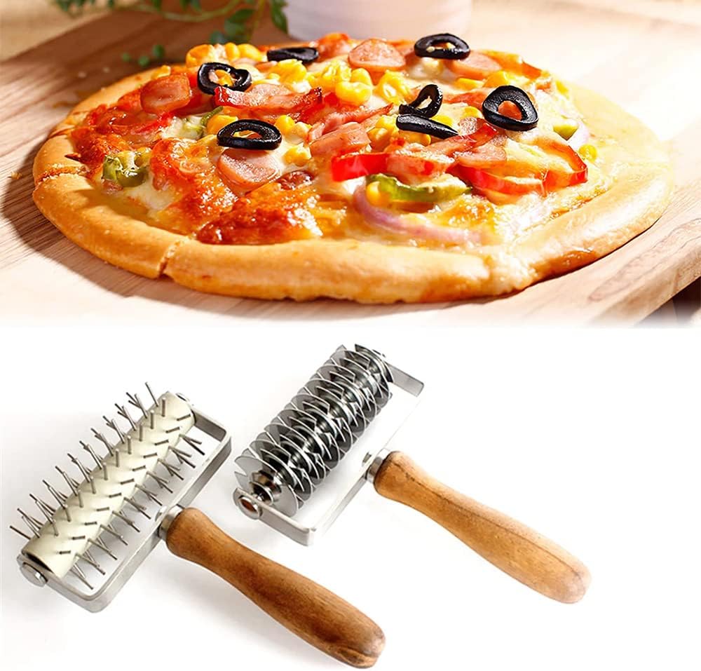 SagaSave Pastry Lattice Roller and Cutter - Stainless Steel Dough Lattice for Pie, Pizza, Bread, Beef Wellington