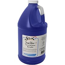 Sax True Flow Heavy Body Acrylic Paint, 1/2 Gallon, Ultramarine Blue - 439280, 64 Fl Oz Pack of 1