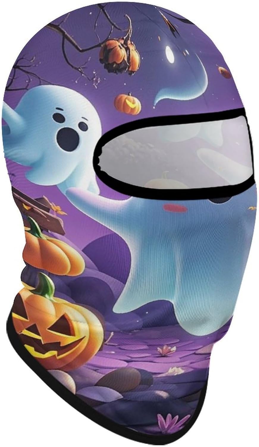 Balaclava Face Mask for Men Women Sun Protection Full Face Cover | Breathable Ghost Pumpkin Full Face Mask Windproof Ski Mask Motorcycle Helmet Lining for Outdoor Sport Cycling