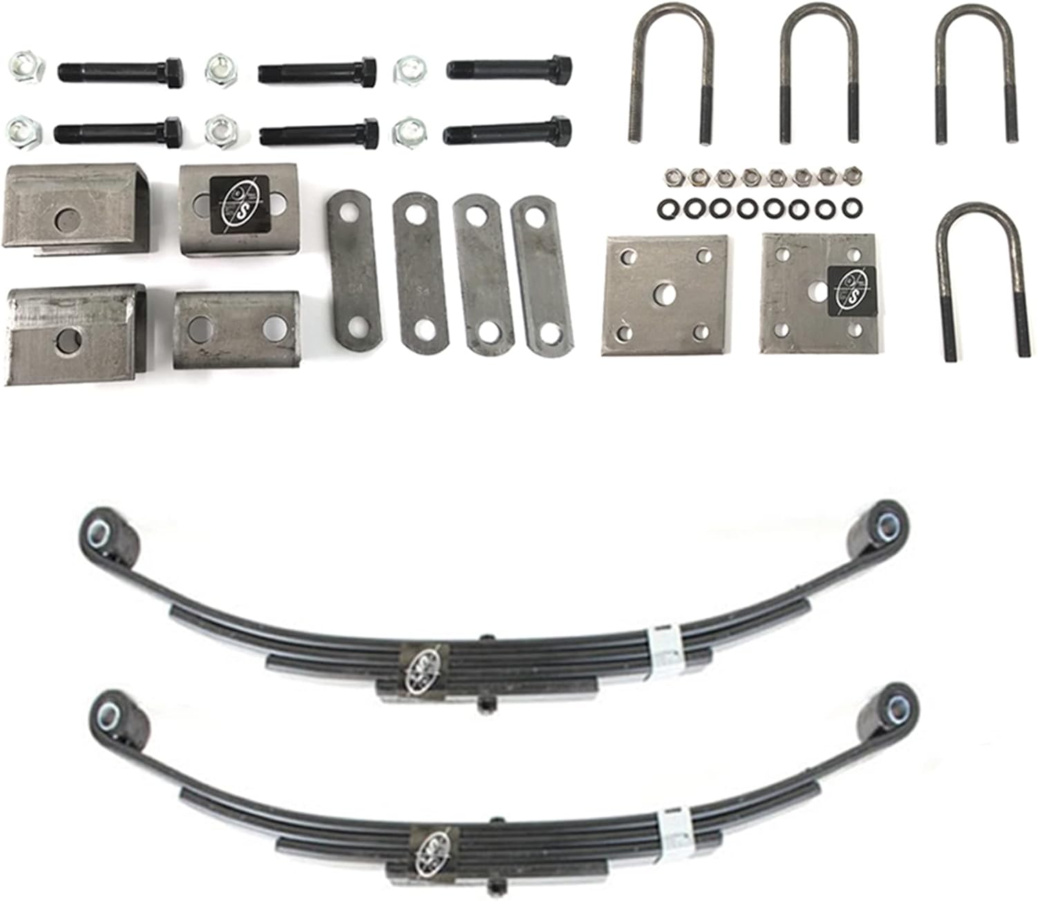 SOUTHWEST WHEEL™ Heavy Duty 3,500 lbs. Trailer Axle Suspension Kit Incl. Leaf Springs, Hanger & U-Bolt kit