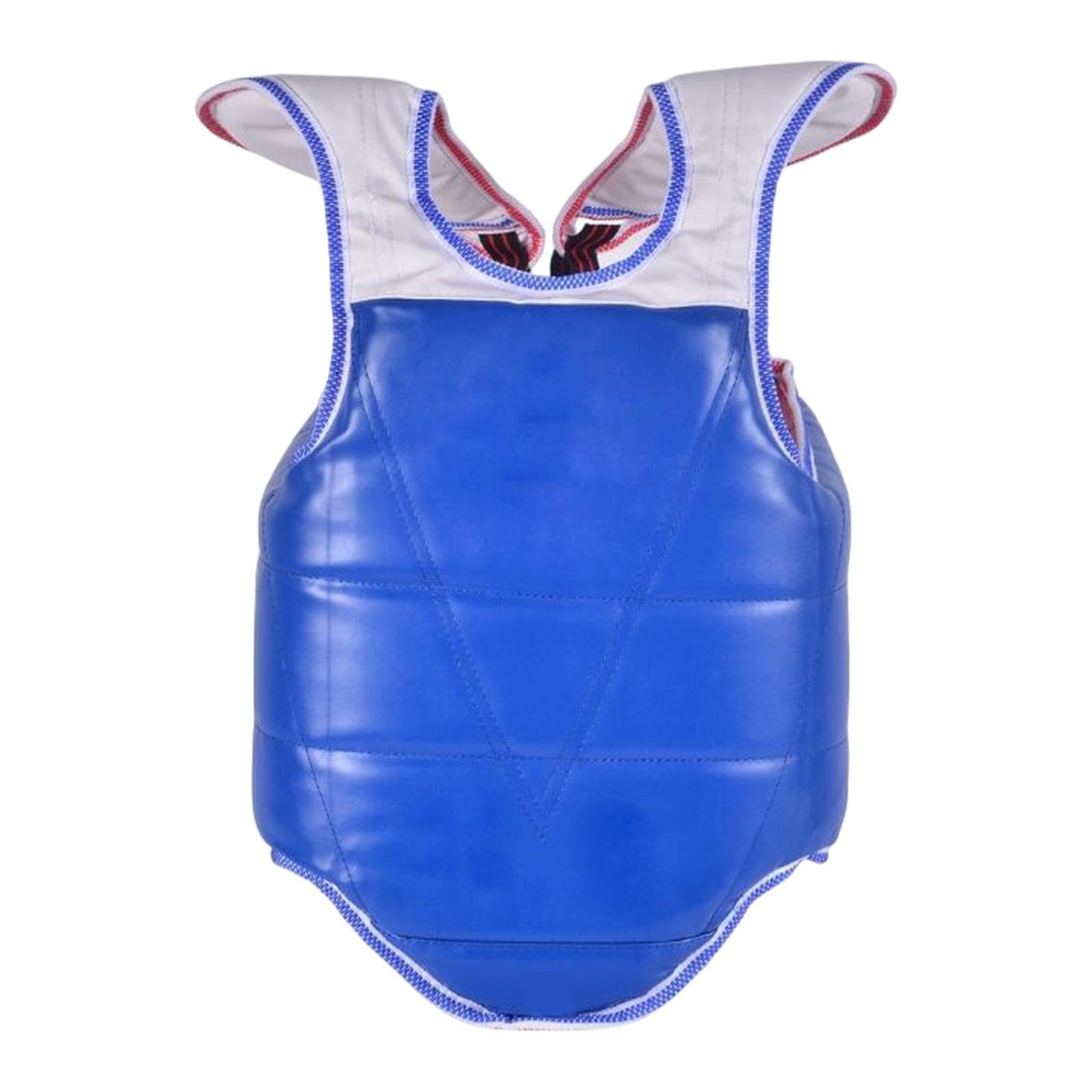 Protector de Pecho Reversible, Equipo de Pecho para Karate, MMA, cómodo Boxeo, Protector Abdominal, Chaleco Protector para Artes Marciales