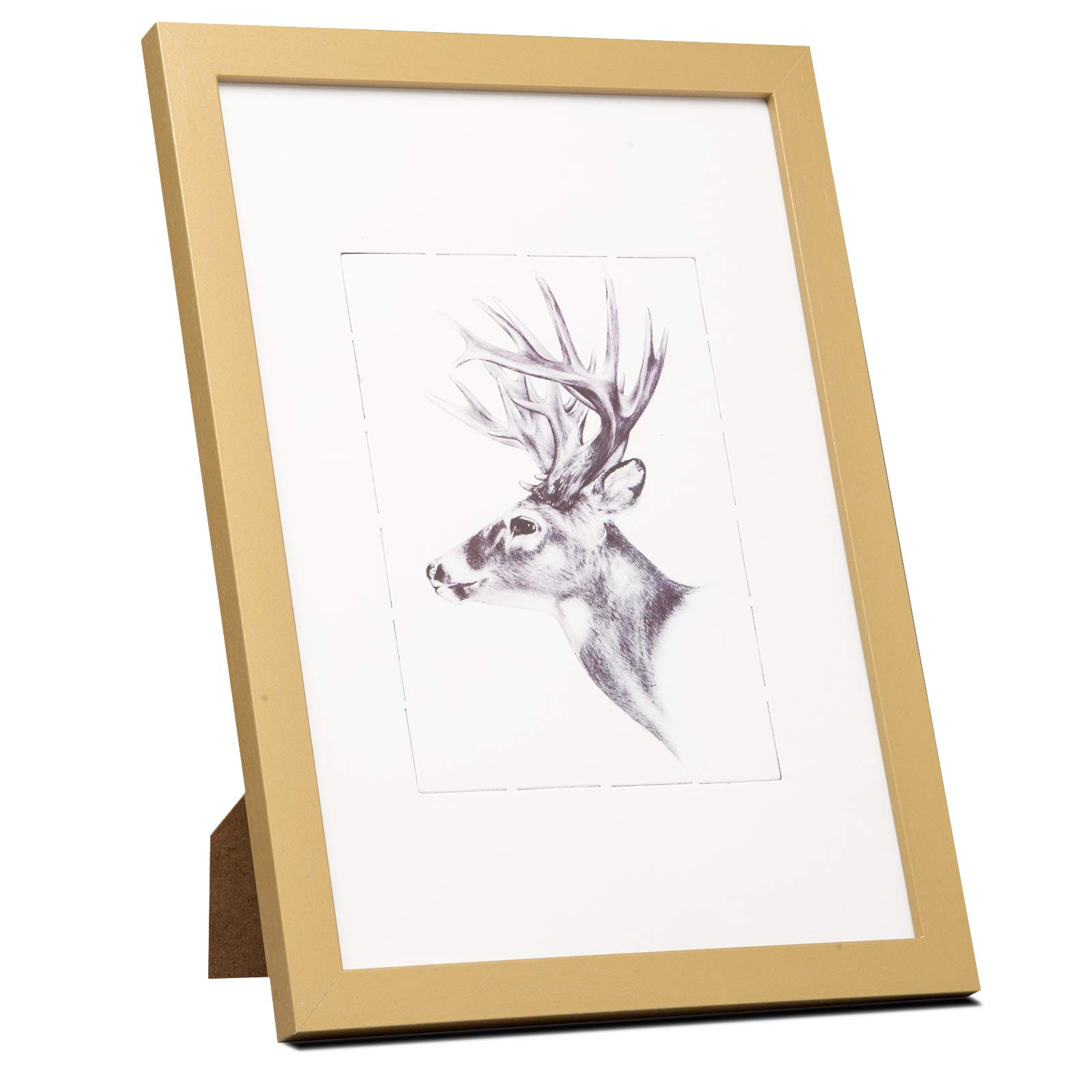 Houten Fotolijst van Natuurlijke Hout 10x7 cm, Lijsten Met Passe