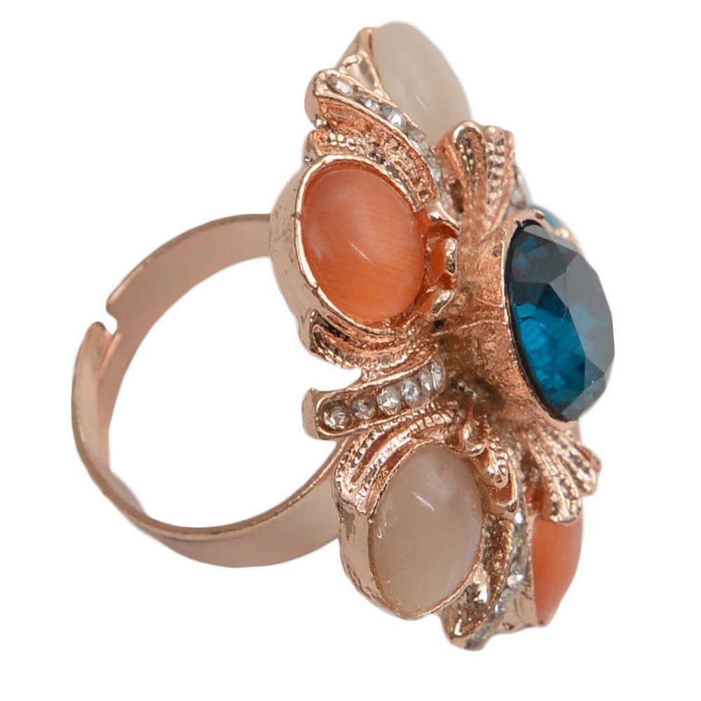 Adjustable Rings Set of 3 Boho Style Silver Gold Rose Gold