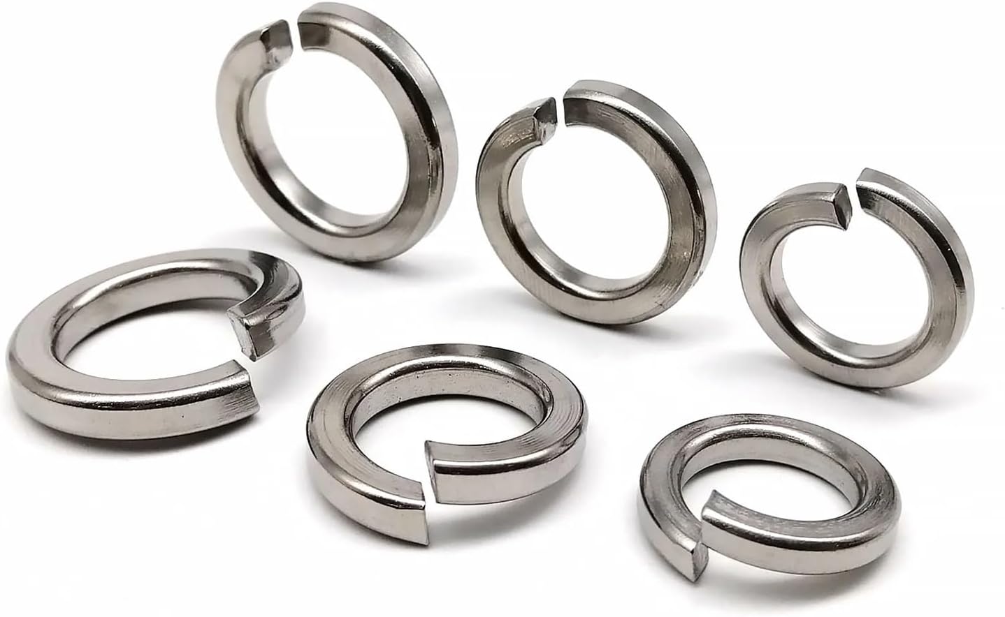 M1.6 M2 M2.5 M3 M4 M5 M6 M8 M10 M12 M14 M16 M18 M20 M22 M24 GB93 A2 Spring Washer Split Lock Elastic Gasket(2pcs M24)