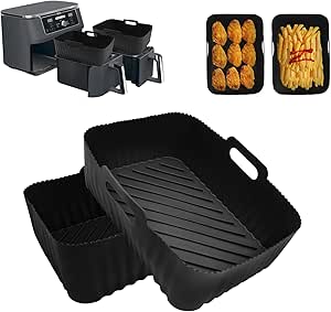 Silikonform Für Heißluftfritteuse - Backen Ohne Backpapier Für Ninja Dual Zone